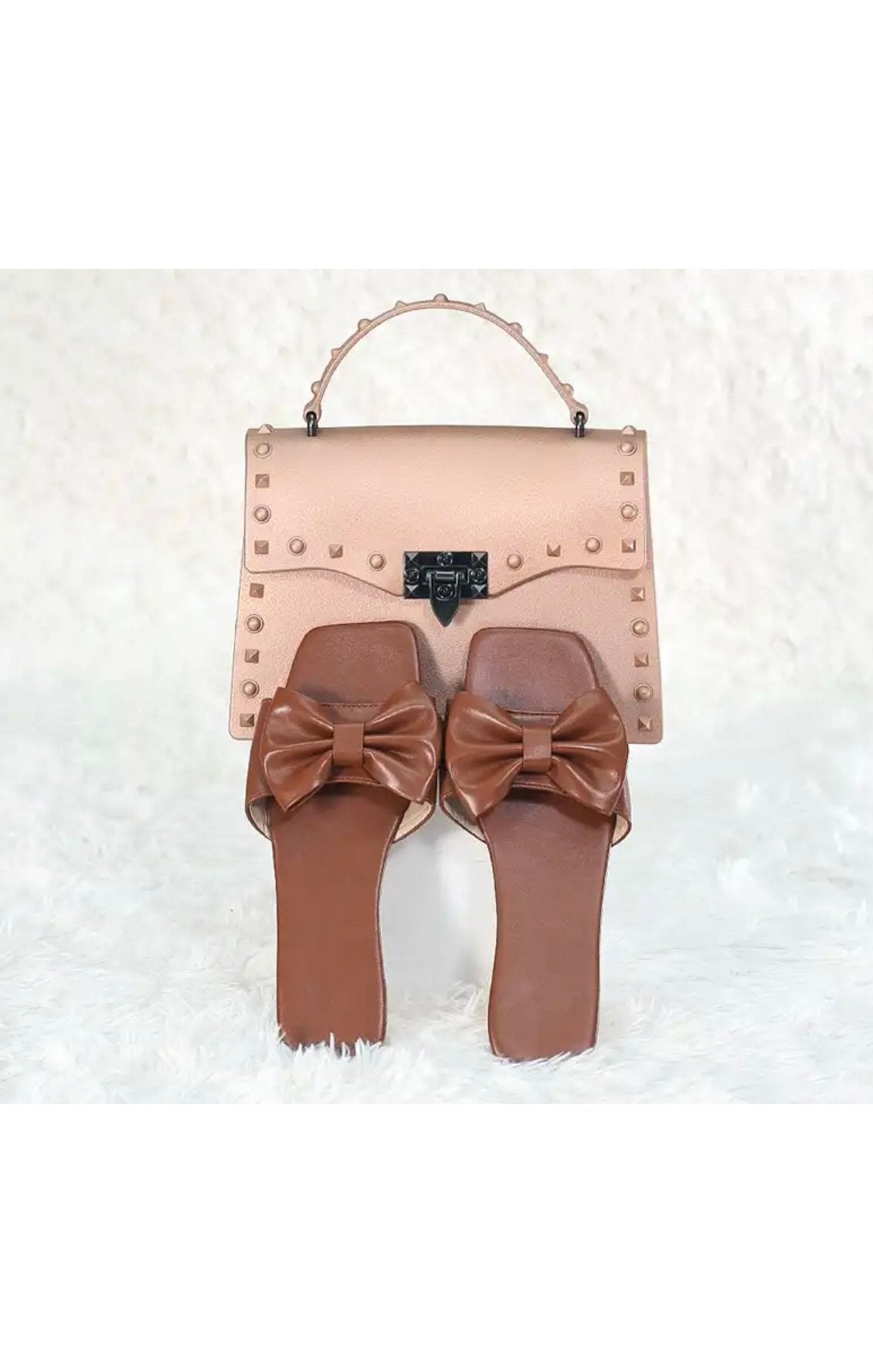 Sandals and Matching Bag Set (Many Colors)