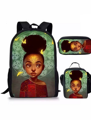 African / Magic Bookbag Backpack Set (Many Options)