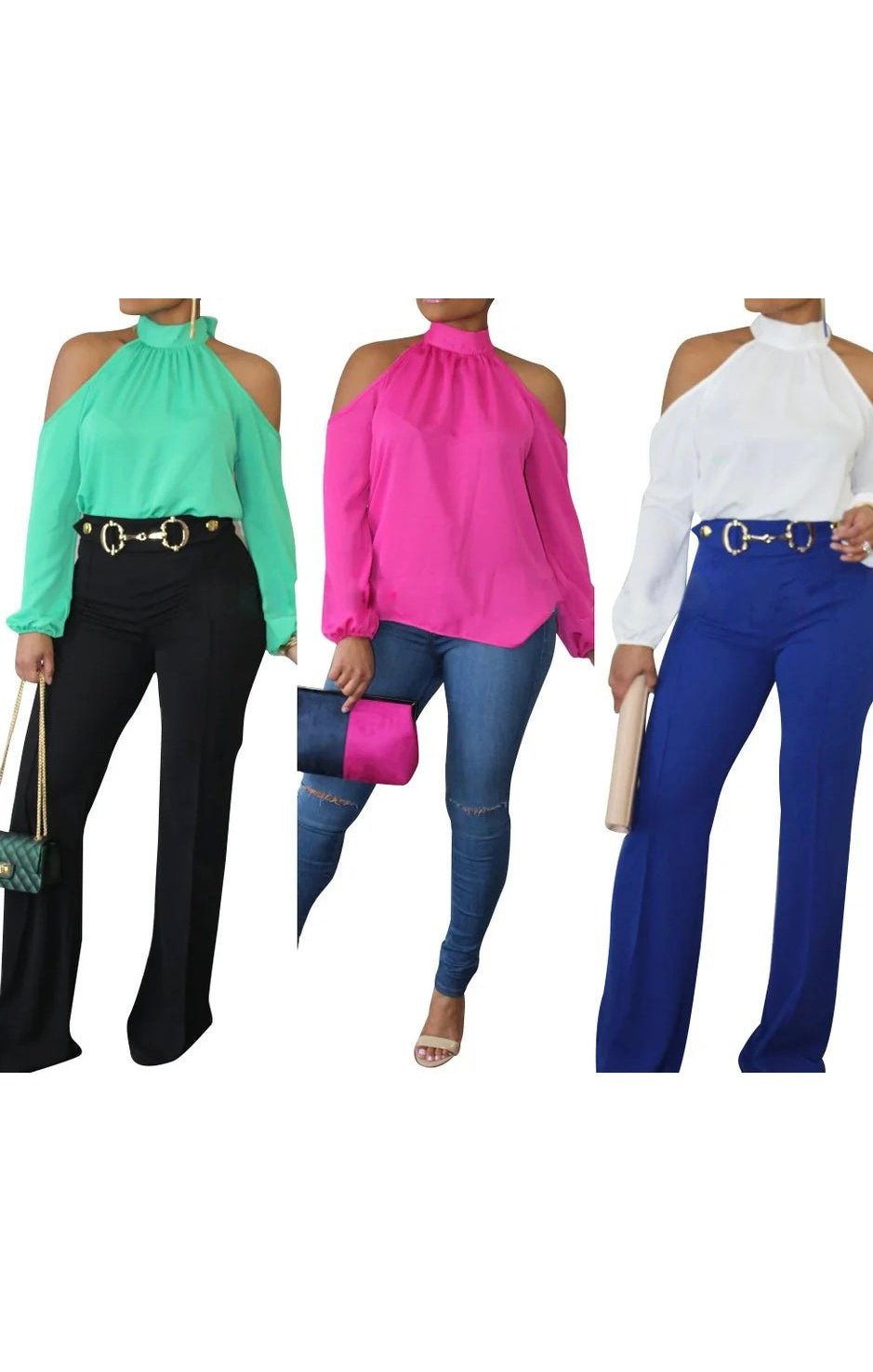 Long Sleeve O Neck Top (Many Colors)