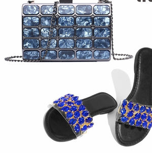 Sandals and Matching Messenger Bag Set (3  Colors)
