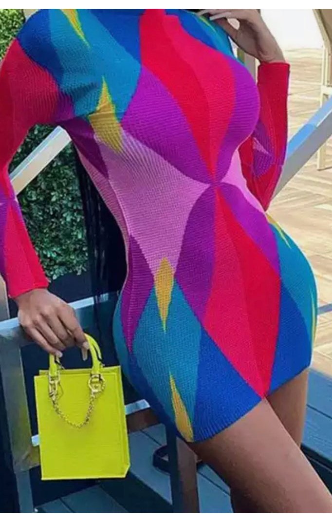 Multicolored Dress (2 Colors)
