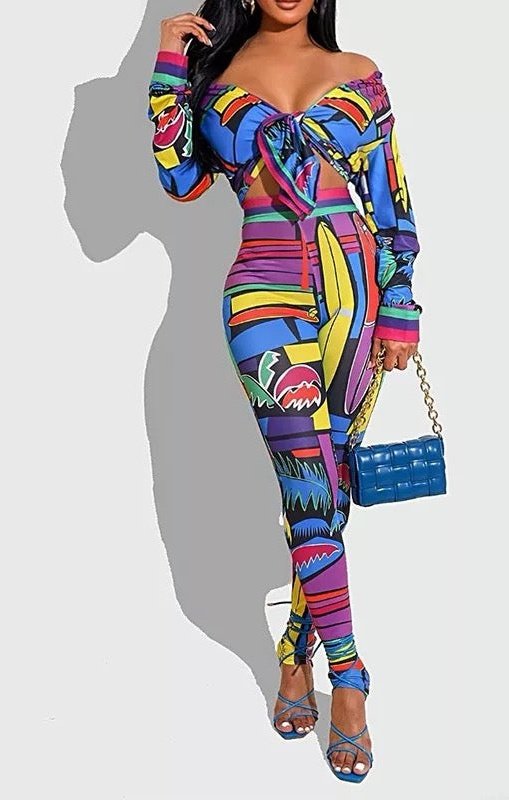 Multicolored Jumpsuit (2 Colors)