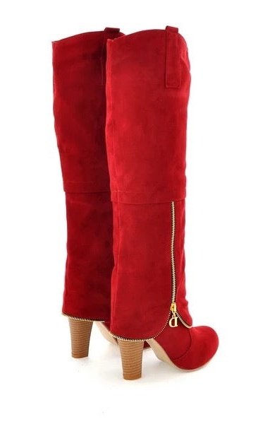 Suede Like Knee High Boots (3 COLORS) (Many Sizes)
