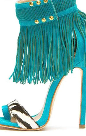 Tassel sandals heels (2 Colors)