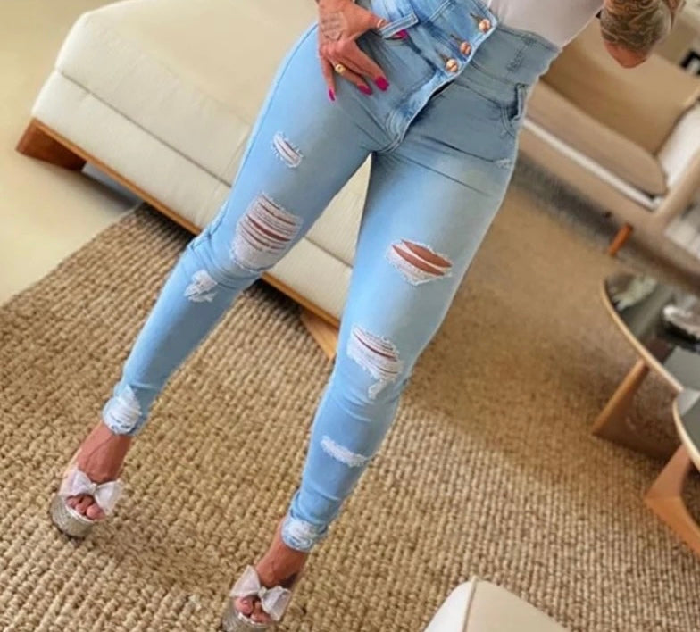 Distressed denim sexy Jeans