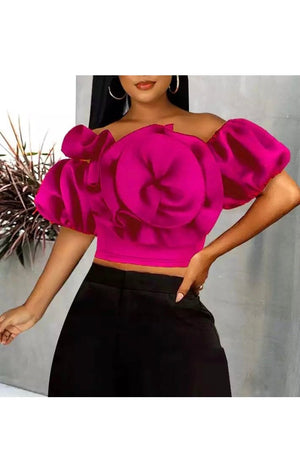 Puff Blouse off the shoulder Top (Many Sizes)