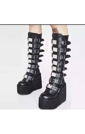 Platform Gothic Punk Cool Boots (Many Colors)