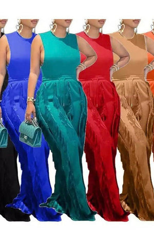 Sleeveless Jumpsuits (Many Colors)