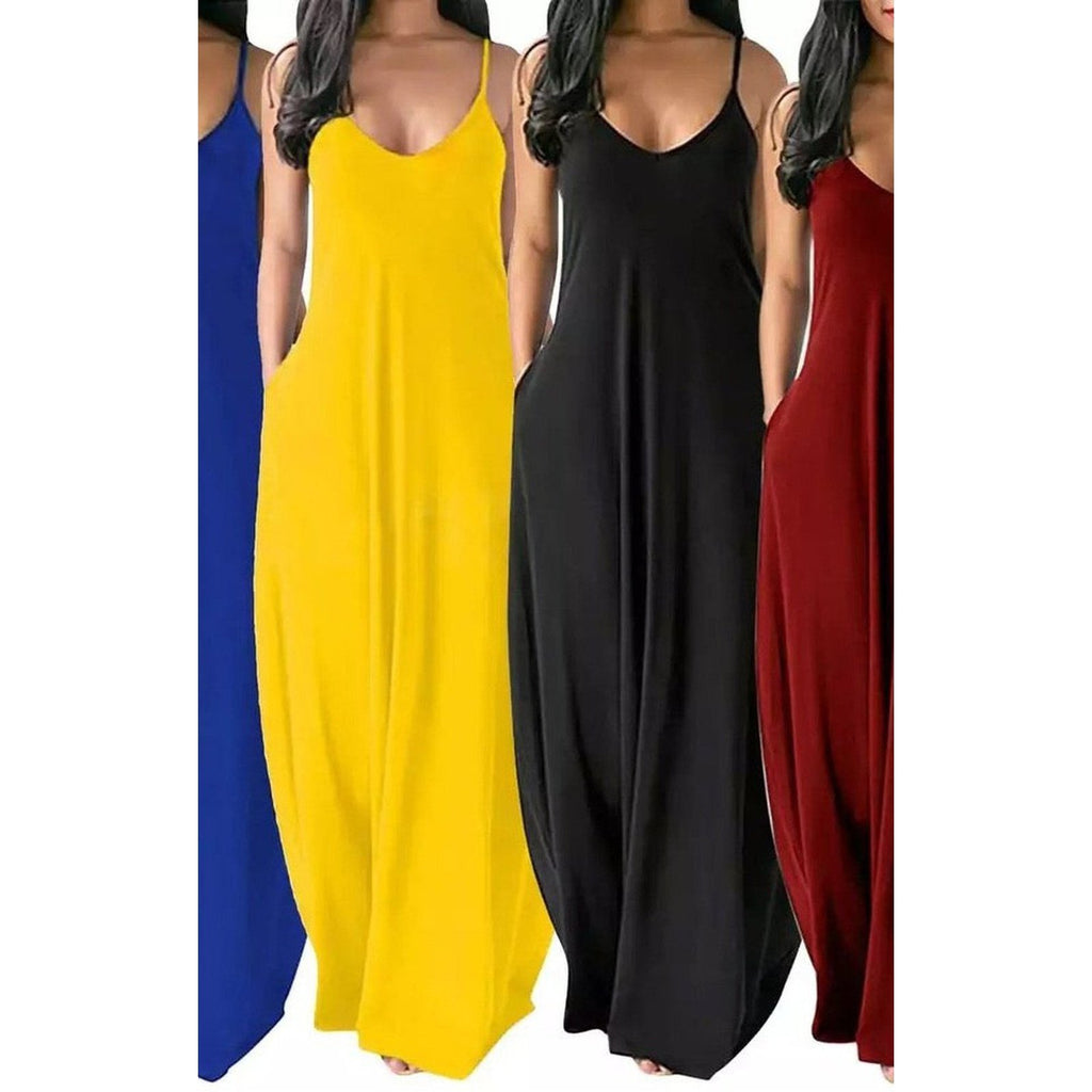Sexy Flowy Maxi Sun Dresses (Many Colors)