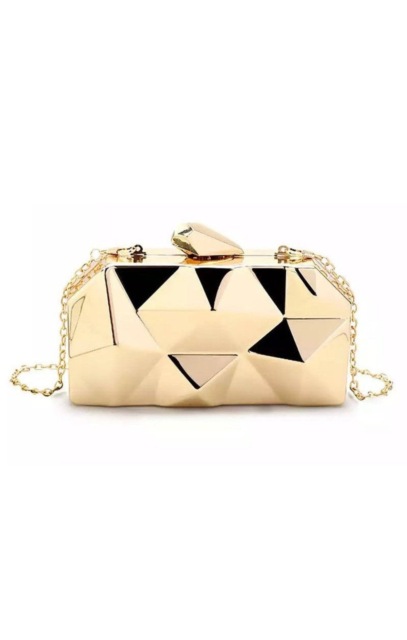Gold purse bag