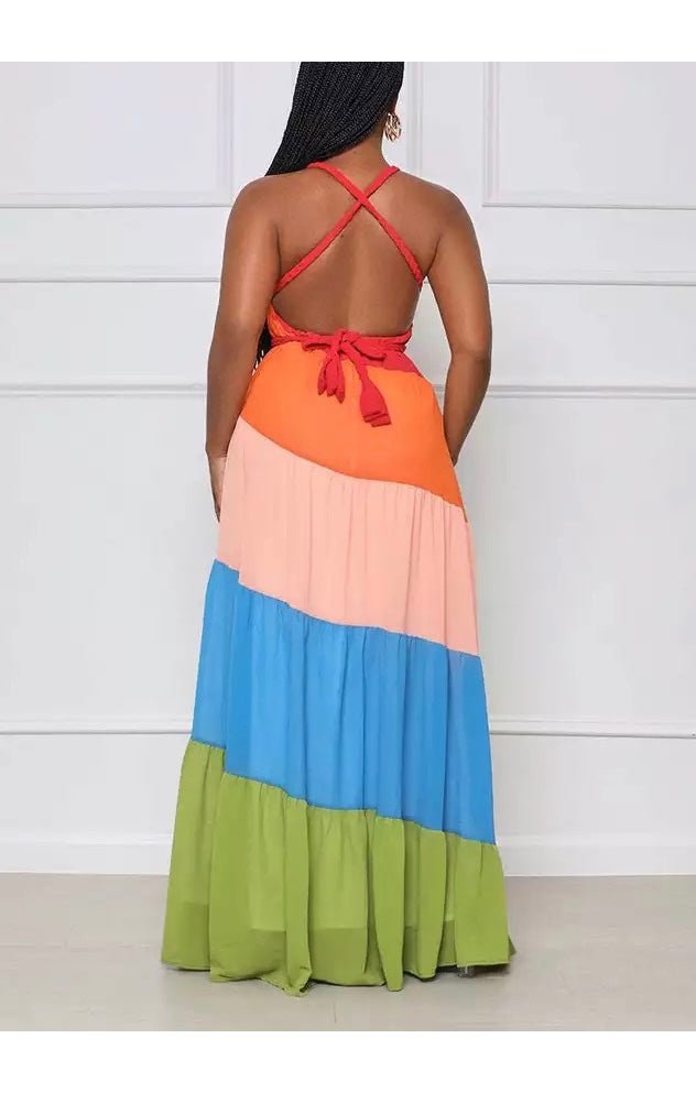 Multicolored Maxi Dress (3 Colors)