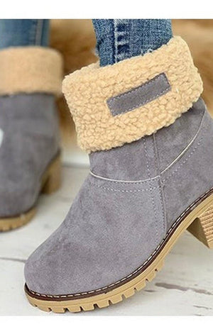 Women's Wool Top Cuff Snow Booties (Many Colors