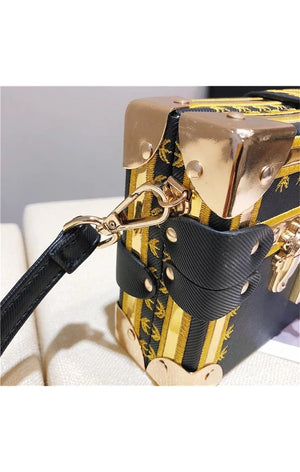 Box Shoulder handbag purse  Look designer (2 Colors)