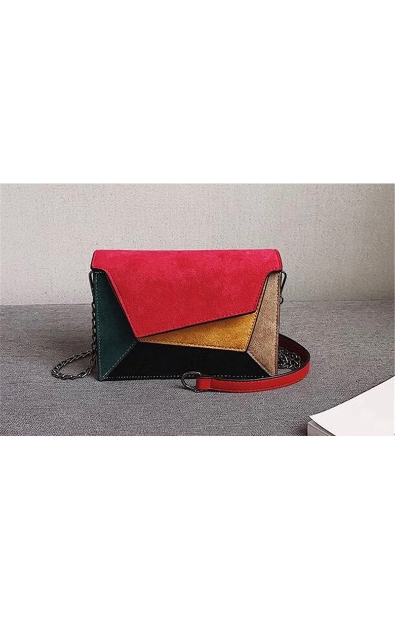 Color block Beautiful  handbag shoulder bag (4 Colors)