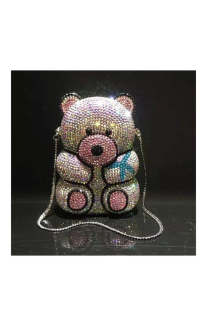 Teddy Crystal Clutch bag (2 Colors)