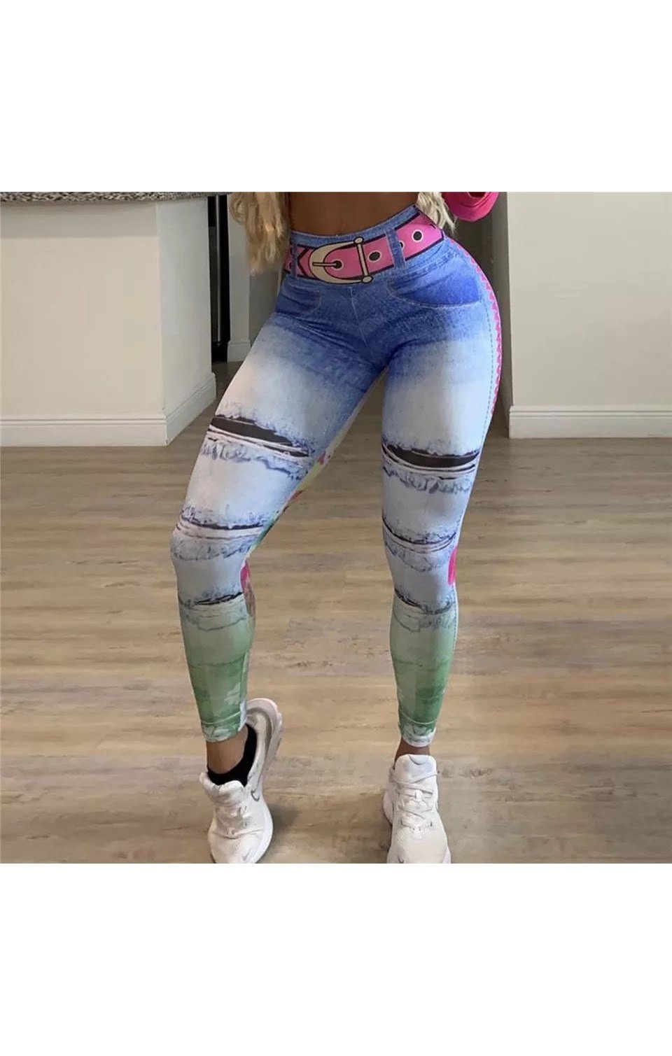 Leggings Jeans Multicolored Pants