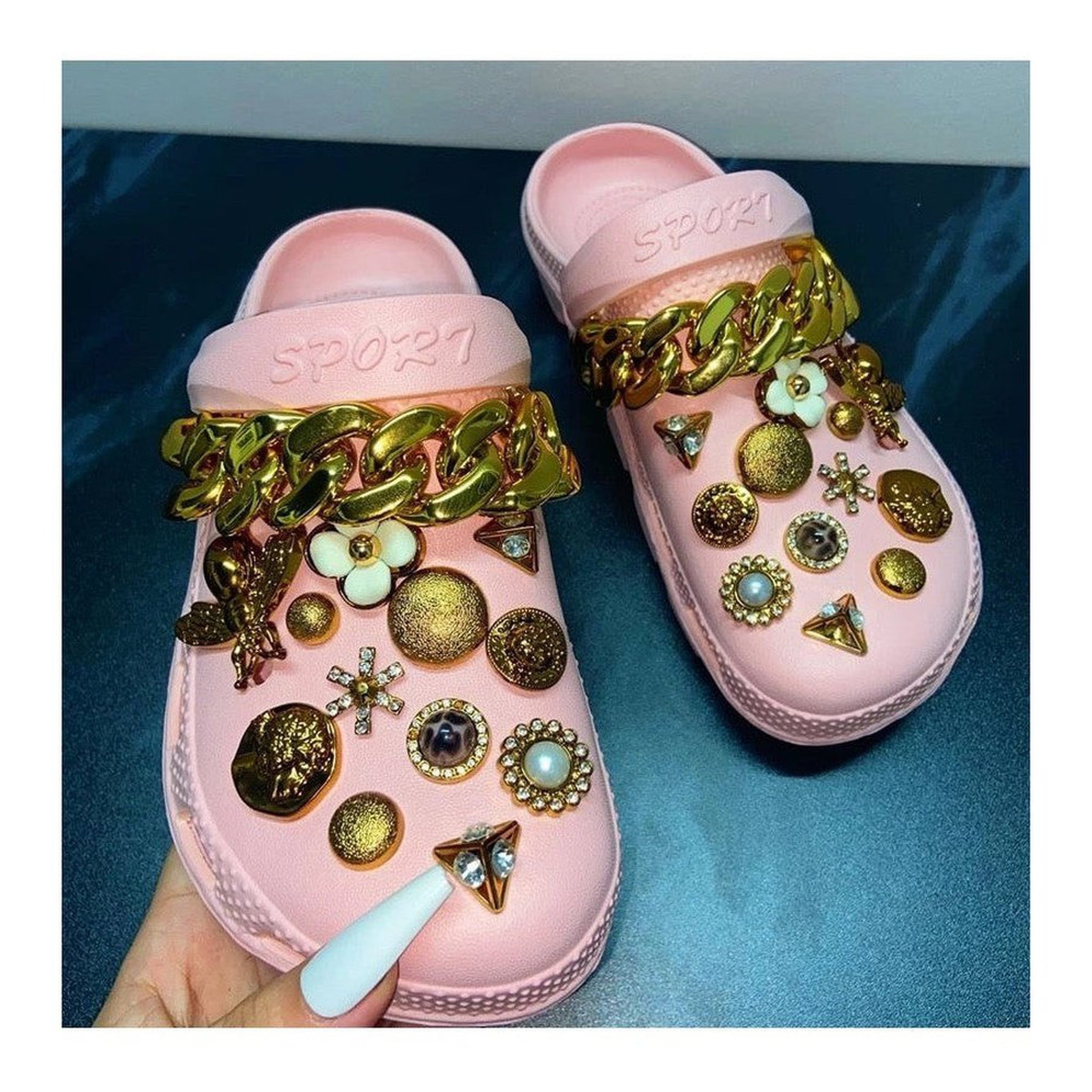 Charm Clogs (Many Colors) crocs inspired