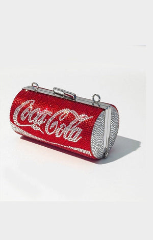 Coca Cola Shoulder Bag Bling Stones clutch