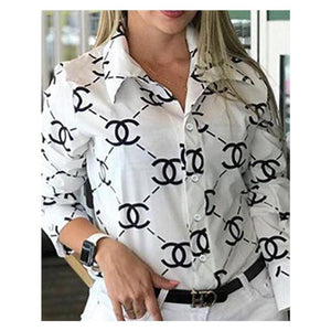 Double C Print Shirt (Out of Stock)