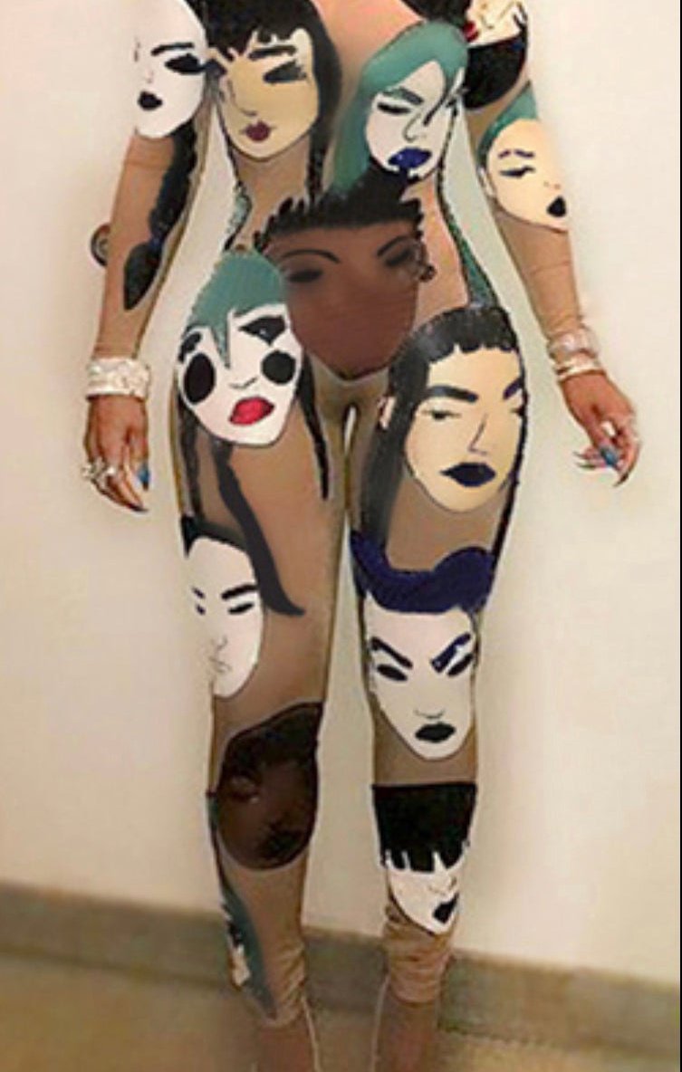 Face Printed jumpsuit