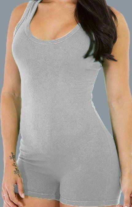 Solid Sexy Backless Romper Sportswear (MANY COLORS) UNDER $25