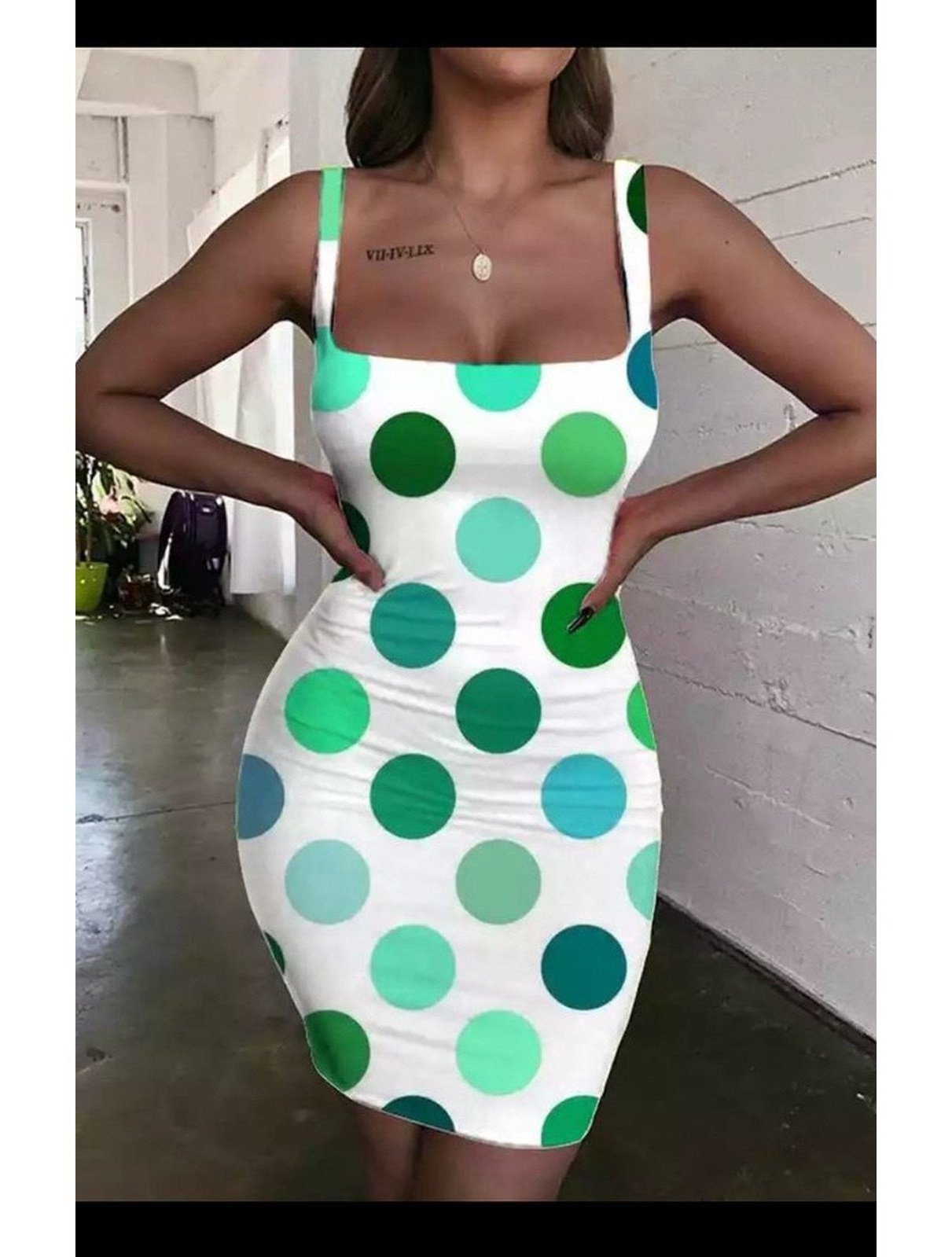 Short polka dot tube dress (Many Colors) (Many sizes)