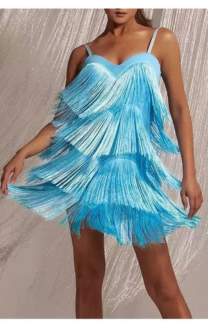 Fringe Sexy Dress (2 Colors)