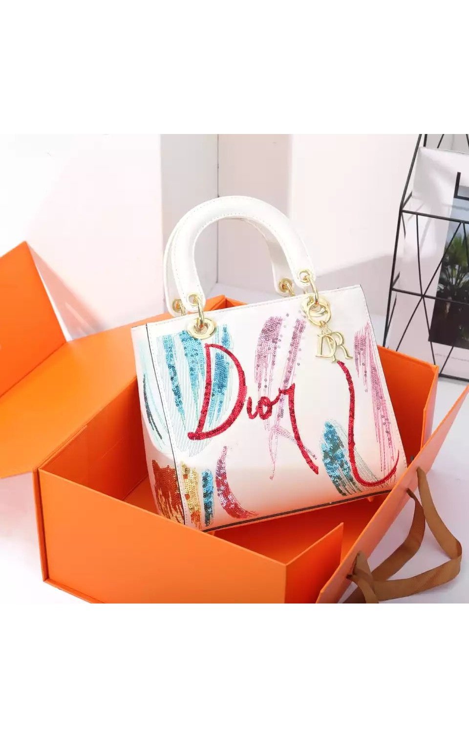 Print Designer D Shoulder handbag purse ( 2 Sizes) (Many Colors)