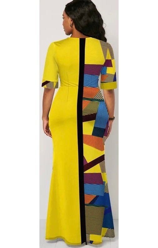 African Print  Dress (3 Colors)