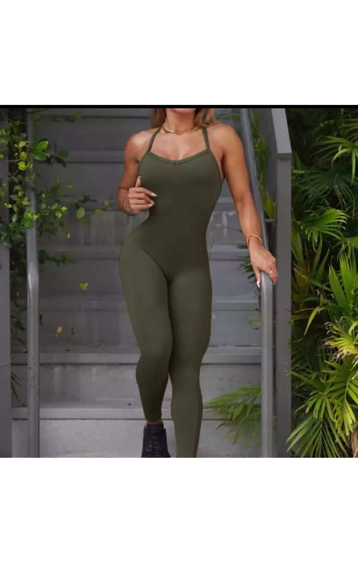 Yoga Gym Jumpsuit Strap  Sexy (Many Colors)