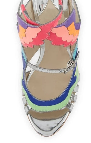 Multicolored Strap Sandals