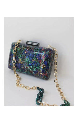 Colorful marble bag