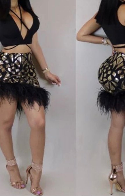Sexy crop skirt short  Set (3 Colors)