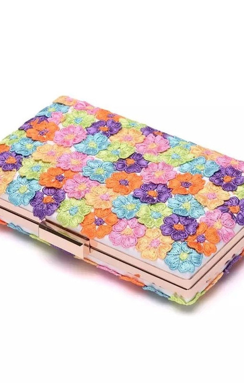 Multicolored Floral  Shoes Matching bags Clutches 9CM High Heels