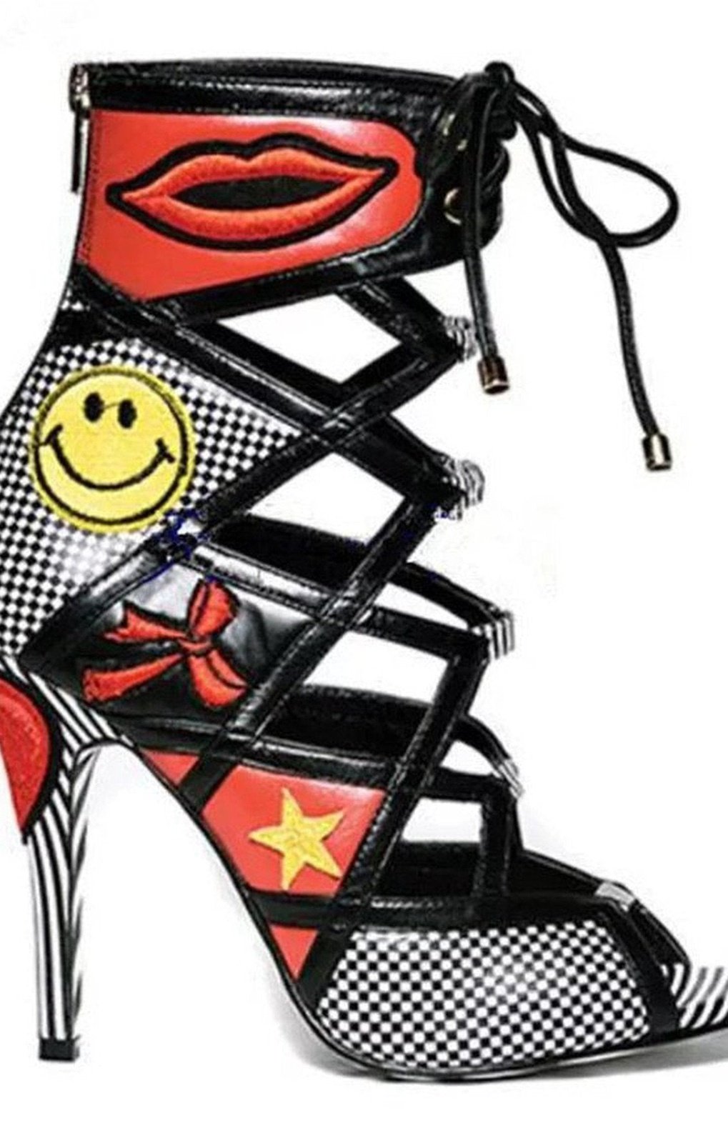 Woman Open Toe Back Zipper Gladiator Sandals Boots (3 Colors)