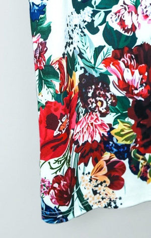 Floral print Cropped Top & Skirt Set