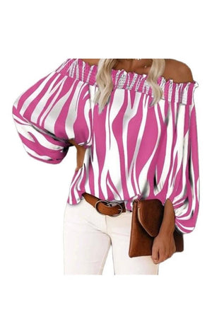 Print off the shoulder top (Many Colors and sizes)