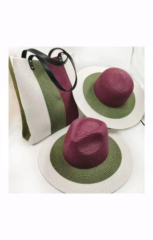 Sun Hat Matching Bag (Many Colors)