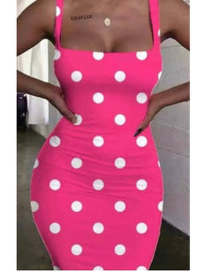 Short polka dot tube dress (Many Colors) (Many sizes)