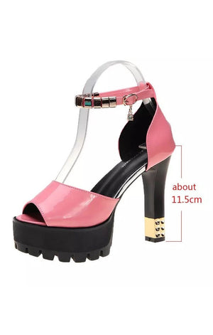 Sexy High Heel peep toe platform Shoes Woman sandals (Many Colors)