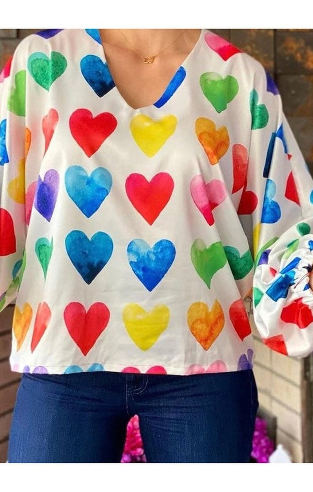 Heart Top Multicolored