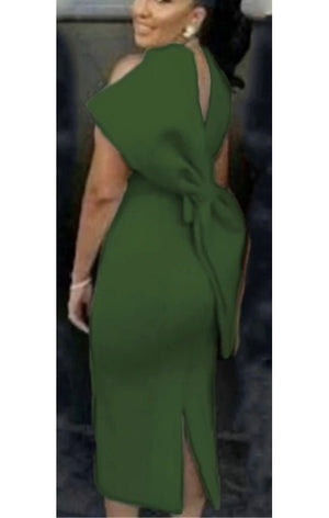 Big Bowtie Sleeveless Dress (2 Colors)