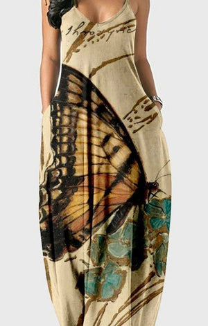 Butterfly Maxi Dress