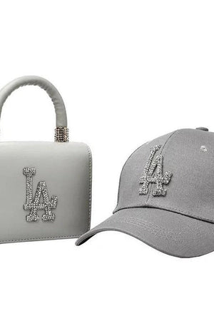 LA matching bag and hat set (Many Colors)