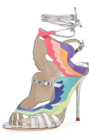 Multicolored Strap Sandals