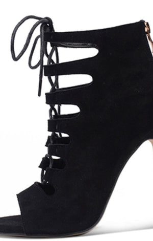 Lace up  Open Toe Stiletto High Heel (2 Colors)