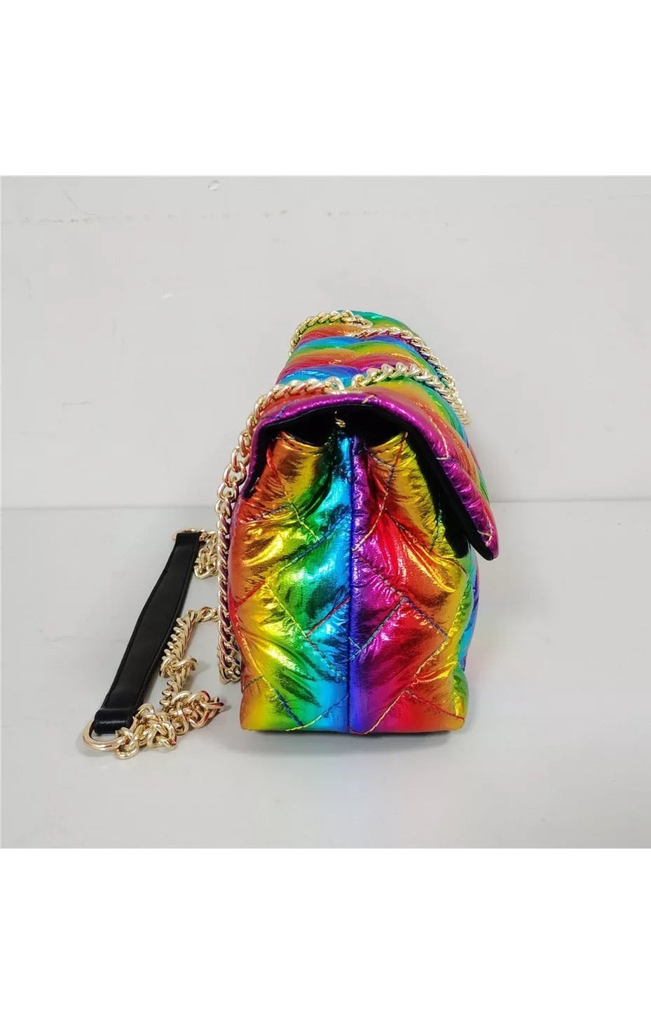 Rainbow Multicolored bag purse chain
