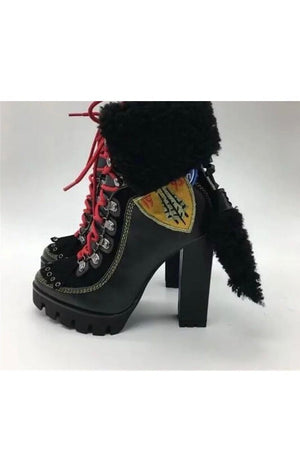 Women’s ankle boots Ladies open toe lace-up shoes (2 Colors)