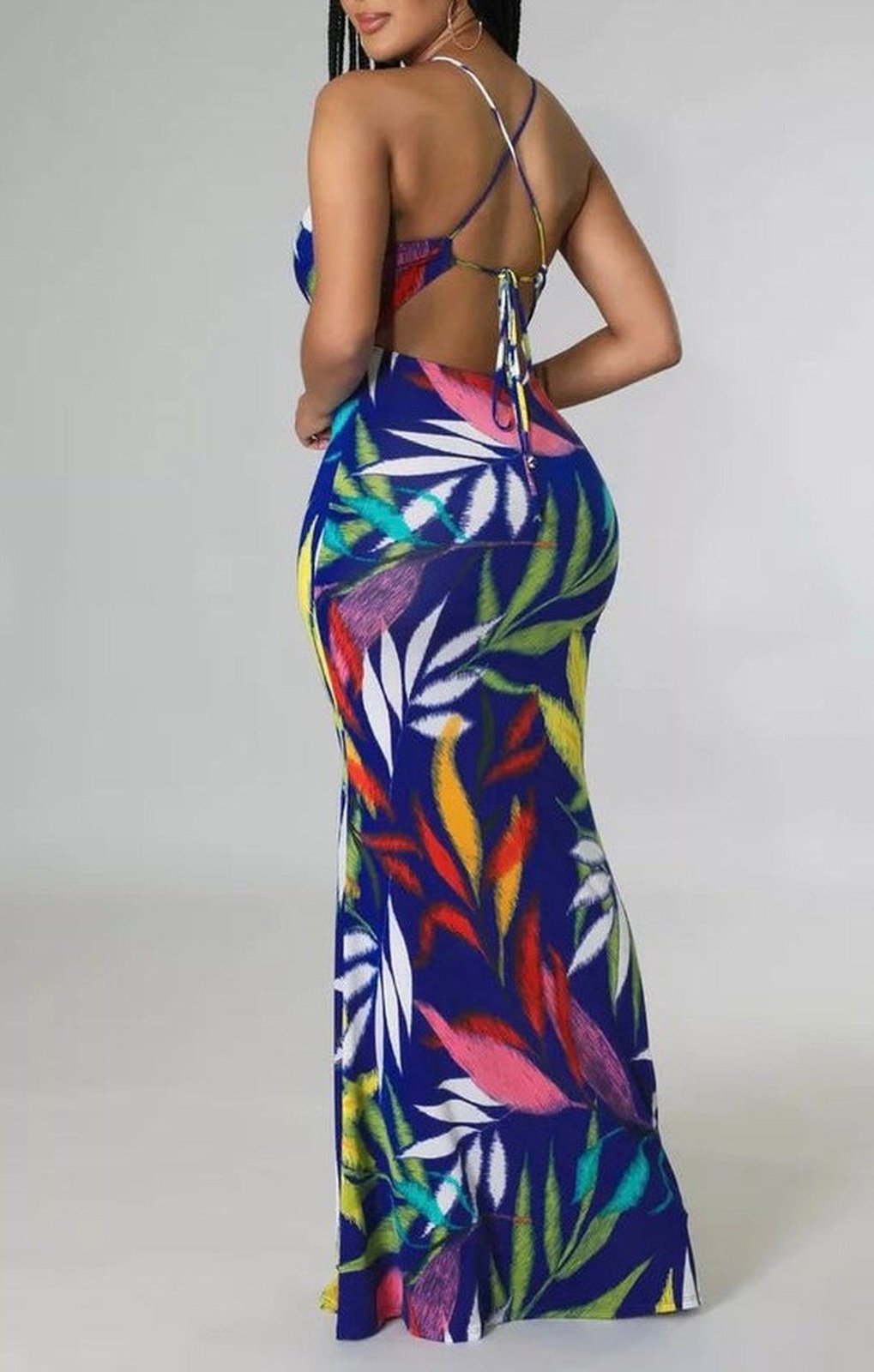 Multicolored Maxi Dress