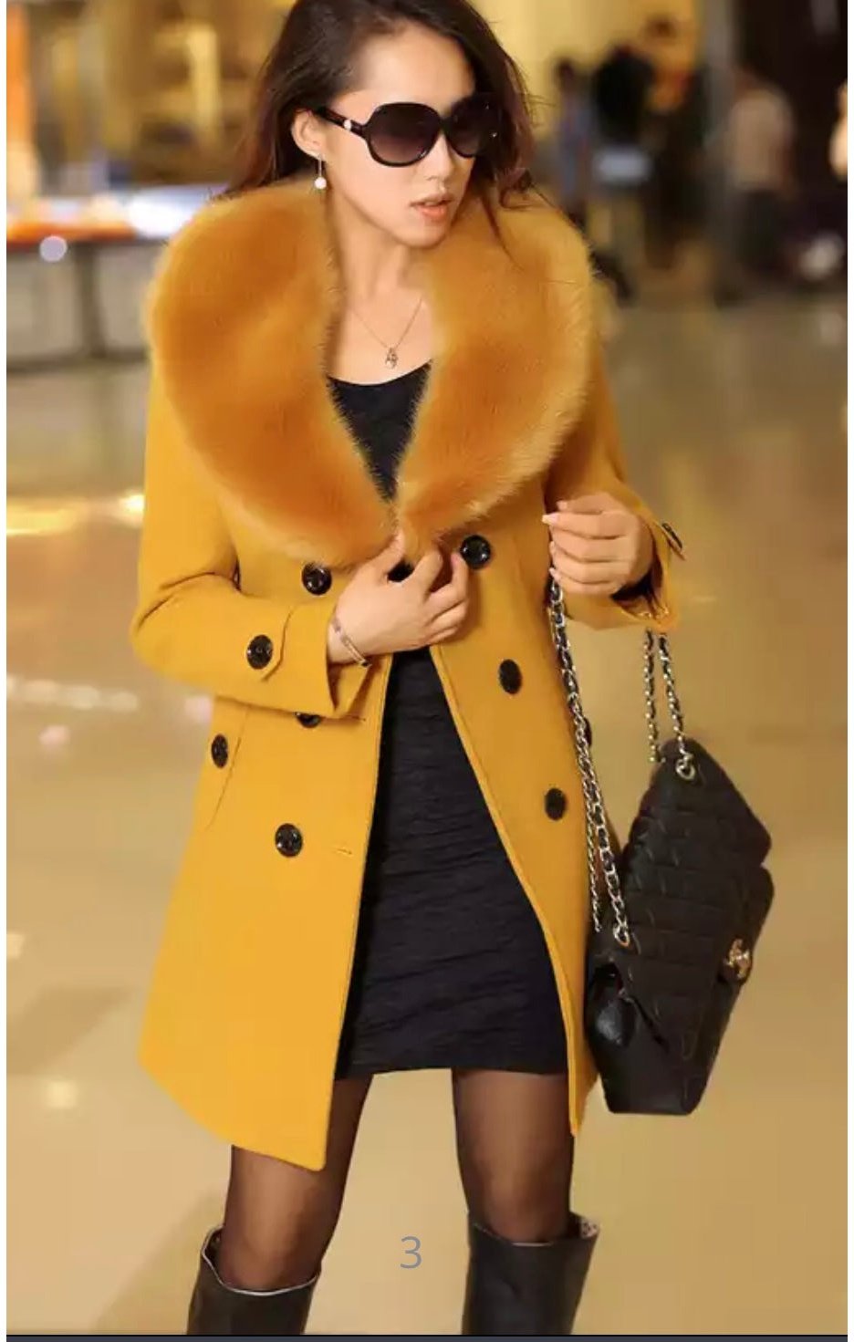 Faux Fur Collar Solid Trench ( Many COLORS) (Many Sizes) Plus Sizes Av ...